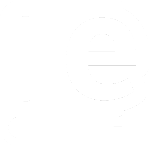 A black and white image of the letter e.